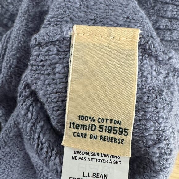 L.L. Bean Midweight Cotton Slub Sweater Henley Short-Sleeve XL NWT TP-3061 - Picture 9 of 10